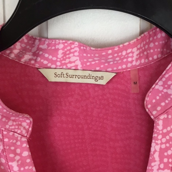 Soft Surroundings Henley Tunic Top Size M - Picture 5 of 6